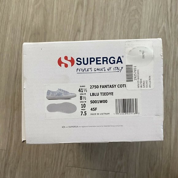 Superga Size 10 Sneakers 2750 Fantasy Cotu Tie Dye - Picture 2 of 12